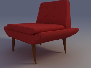 chair wall Modelo 3D