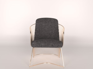 wire chair 3D मॉडल