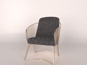 wire chair 3D मॉडल
