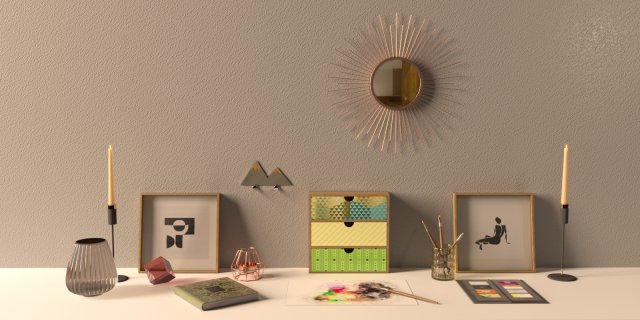 decorative products Model 3D .c4d .max .obj .3ds .fbx .stl .blend 