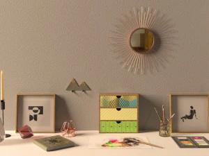 produtos decorativos Modelo 3D