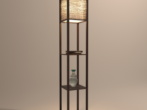 decorative shelf lamp 3D मॉडल