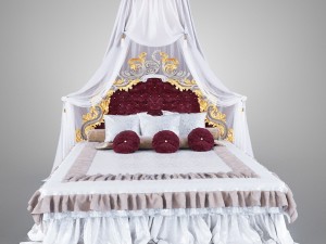 double bed 3D Модель