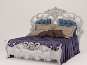 double bed 3D-Modell