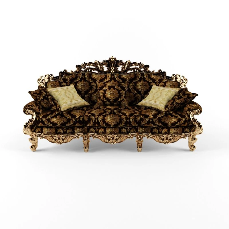 luxury sofa 3D Model .c4d .max .obj .3ds .fbx .stl .blend 