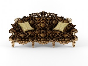 luxury sofa 3D मॉडल