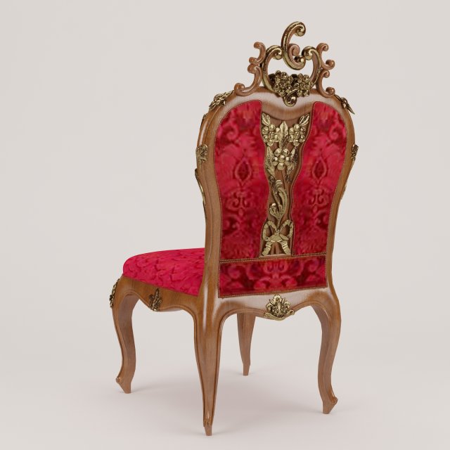 chair 3D Model .c4d .max .obj .3ds .fbx .stl .blend 