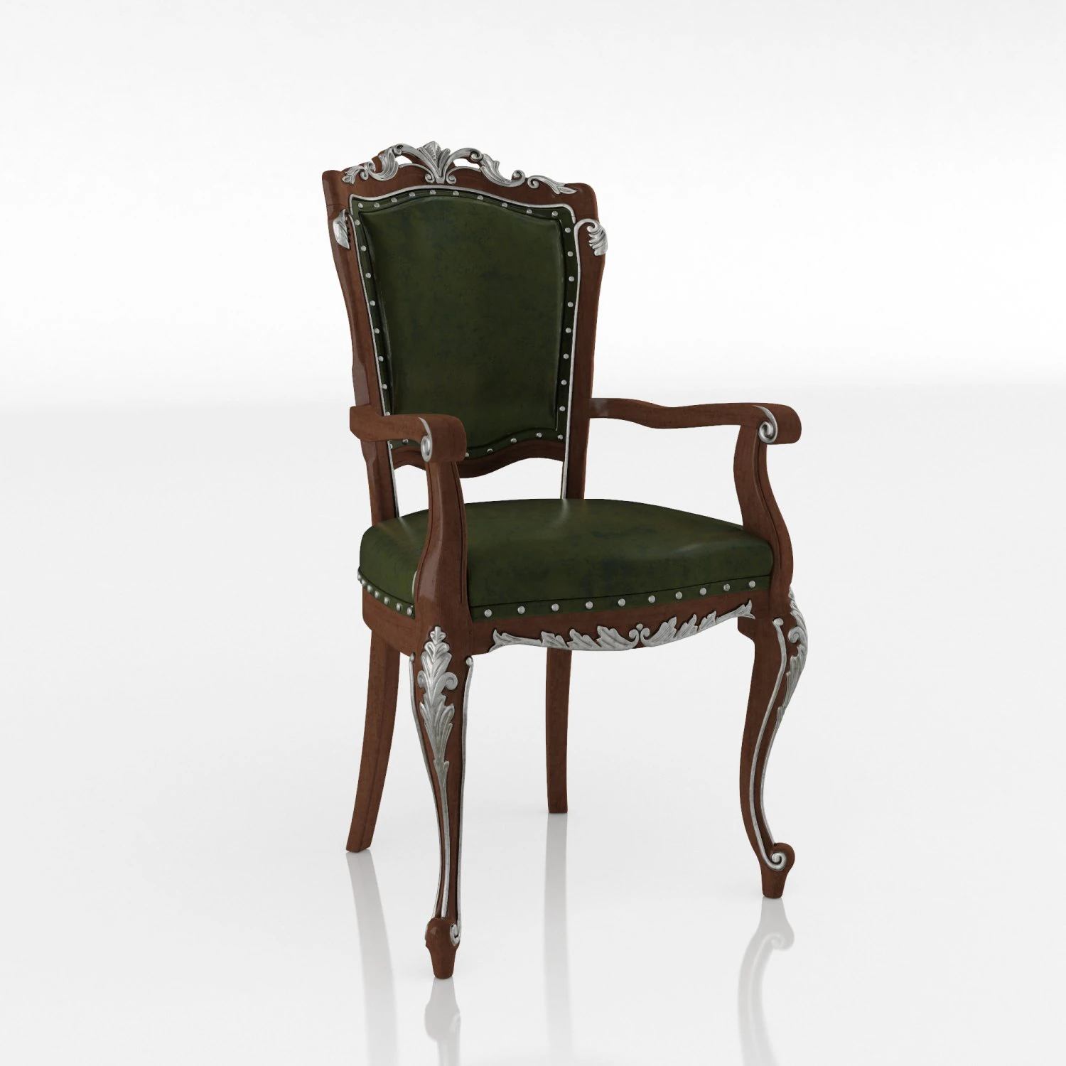 armchair 3D Model .c4d .max .obj .3ds .fbx .stl .blend 