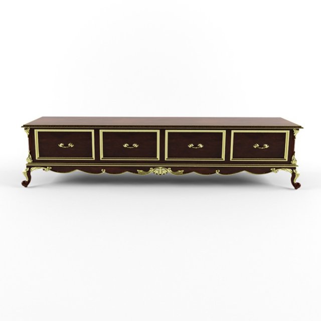 tv stand 3D Модель .c4d .max .obj .3ds .fbx .stl .blend 