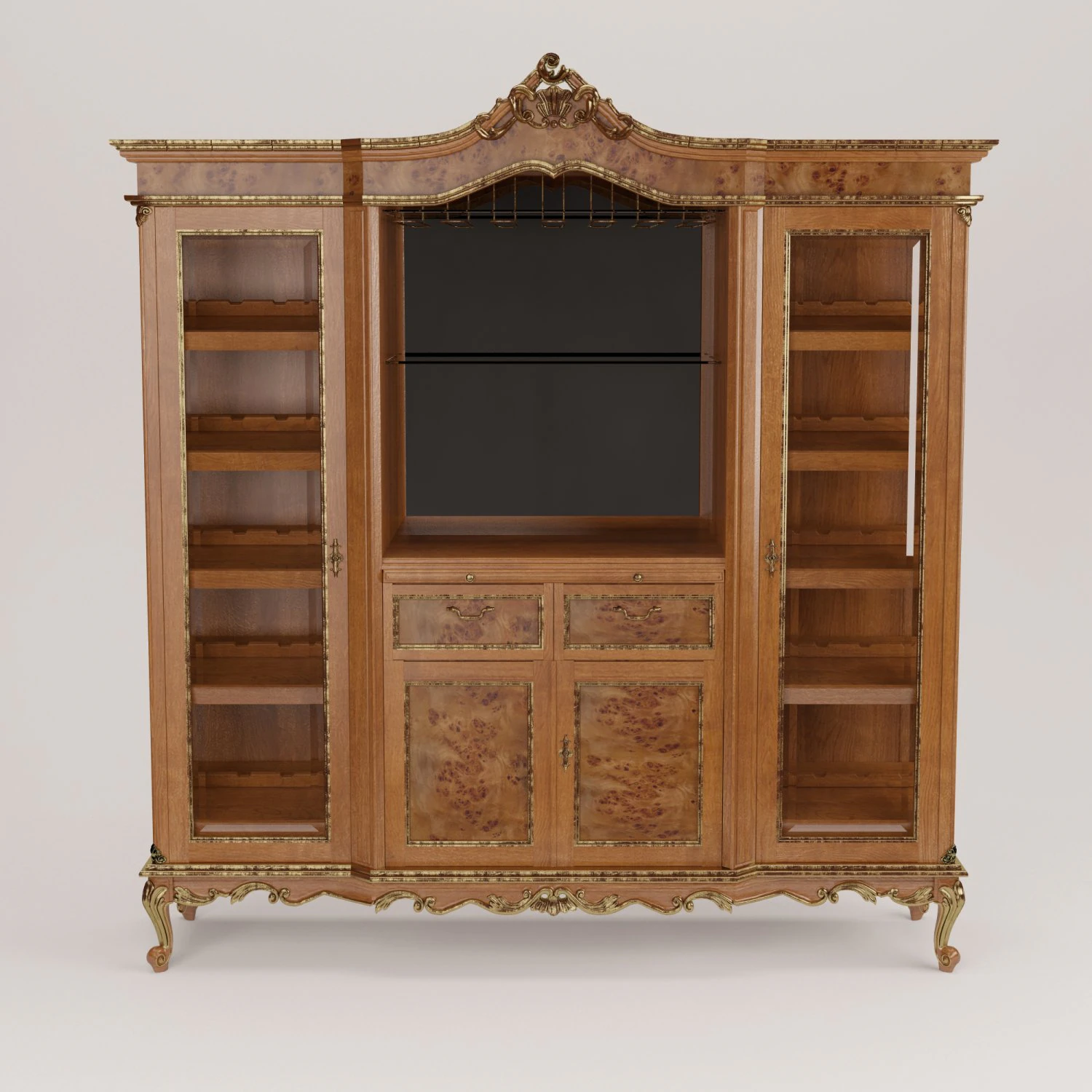 vetrina delle bottiglie Modello 3D .c4d .max .obj .3ds .fbx .stl .blend 