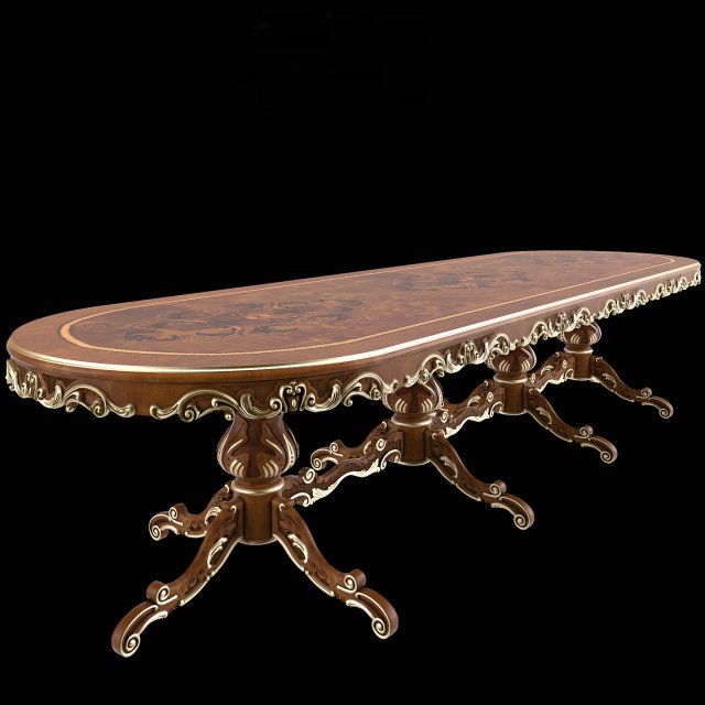 table 3D Model .c4d .max .obj .3ds .fbx .stl .blend 