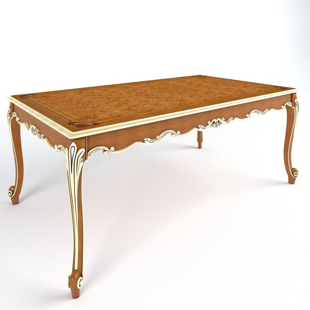 table 3D Model .c4d .max .obj .3ds .fbx .stl .blend 