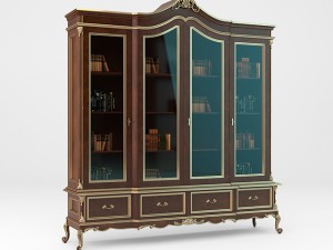 bookcase Modelo 3D