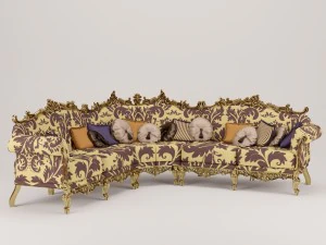 narożnikowa kanapa Model 3D