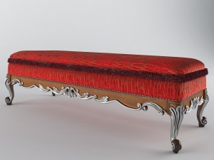 bed bench Modelo 3D