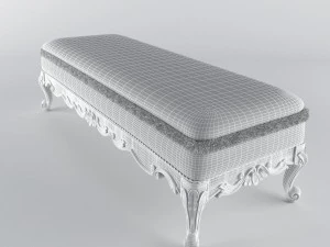 bed bench 3D Model