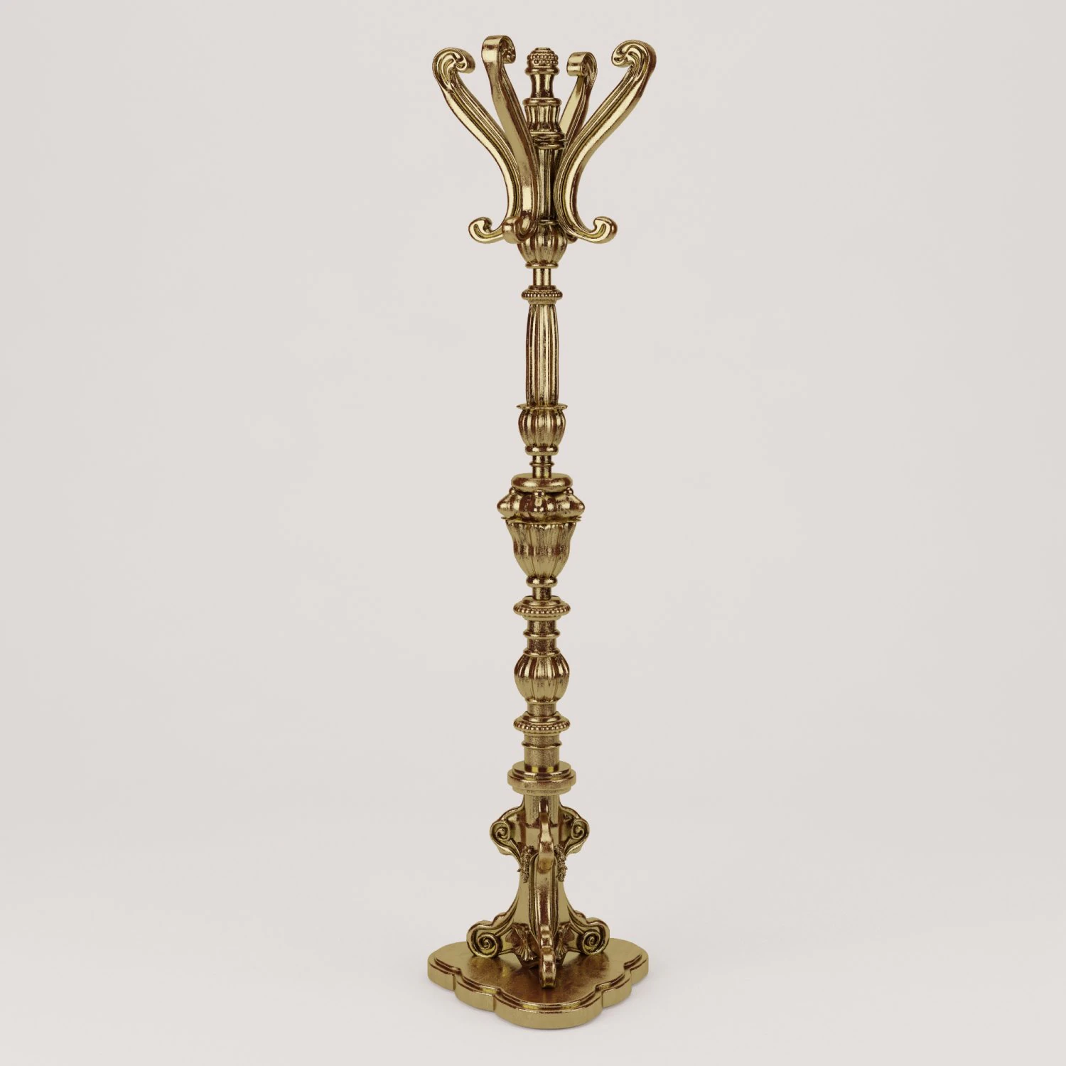 coat tree 3D Model .c4d .max .obj .3ds .fbx .stl .blend 