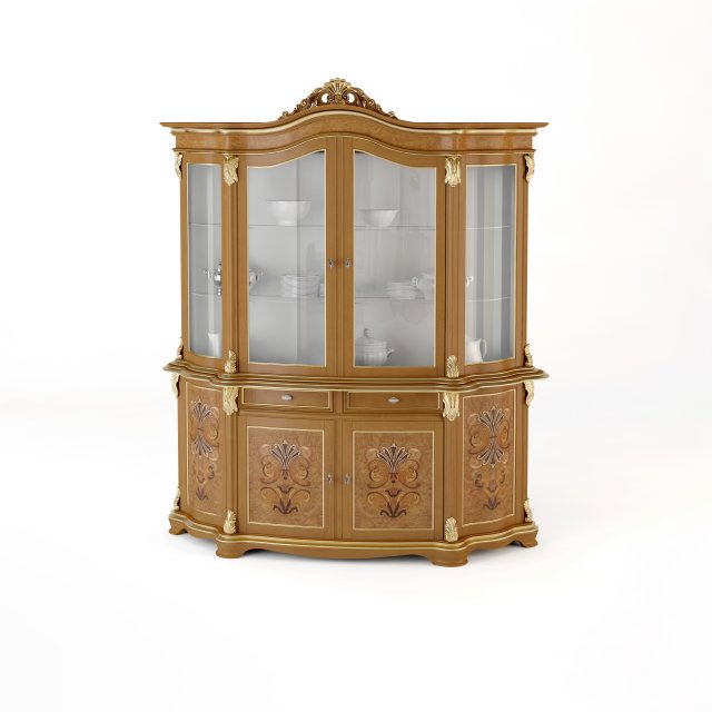 door display cabinet 3D Model .c4d .max .obj .3ds .fbx .stl .blend 