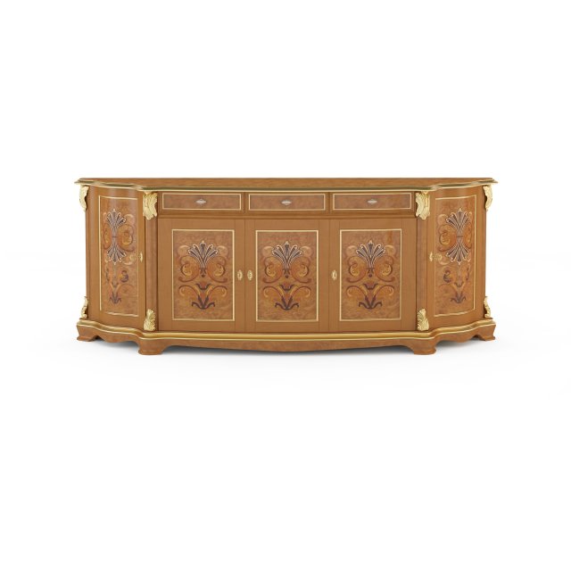 door sideboard 3D Model .c4d .max .obj .3ds .fbx .stl .blend 