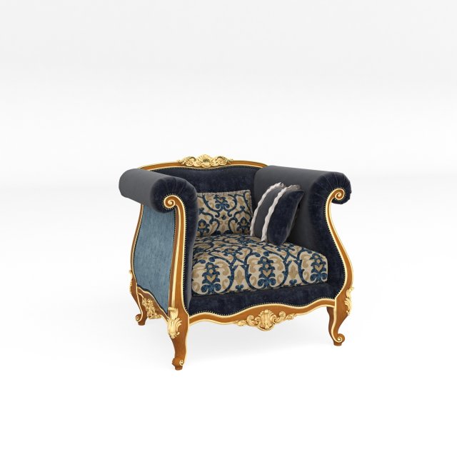 armchair Modèle 3D .c4d .max .obj .3ds .fbx .stl .blend 