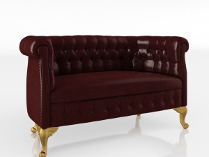 chesterfield sofa Modèle 3D