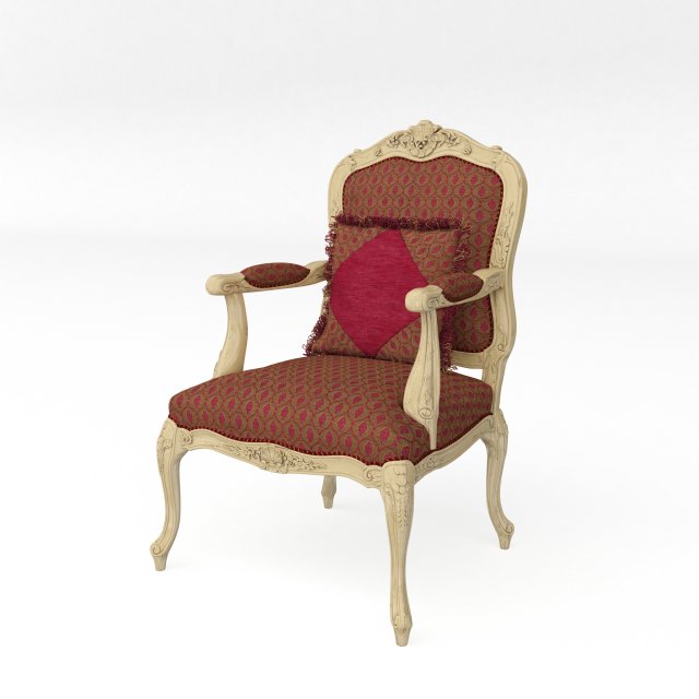 armchair 3D मॉडल .c4d .max .obj .3ds .fbx .stl .blend 