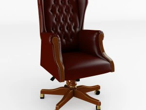 fotel obrotowy Model 3D