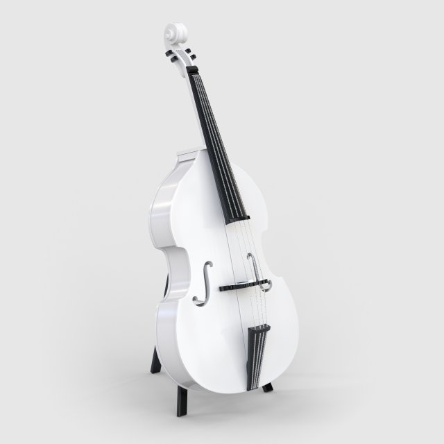 bass 3D 모델 .c4d .max .obj .3ds .fbx .stl .blend 