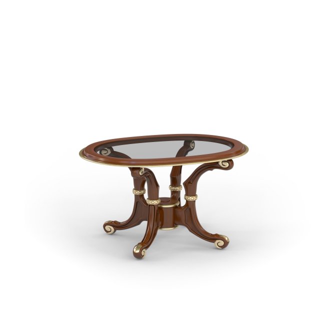 round coffee table Modelo 3D .c4d .max .obj .3ds .fbx .stl .blend 