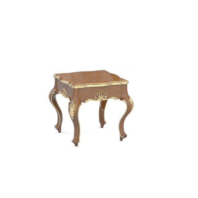 small square table Model 3D .c4d .max .obj .3ds .fbx .stl .blend 