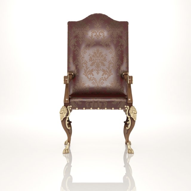 armchair 3D 模型 .c4d .max .obj .3ds .fbx .stl .blend 