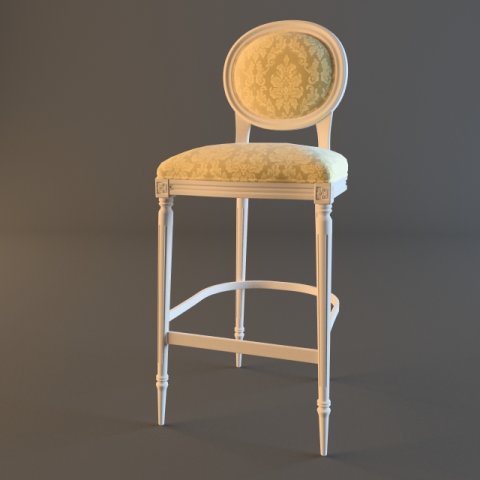 bar stool Modelo 3D .c4d .max .obj .3ds .fbx .stl .blend 