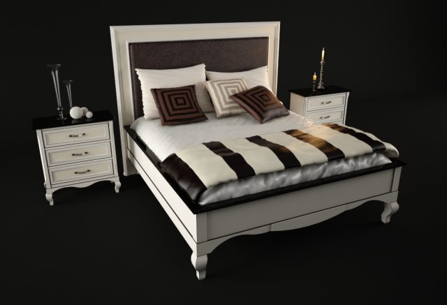 bedroom Modello 3D .c4d .max .obj .3ds .fbx .stl .blend 