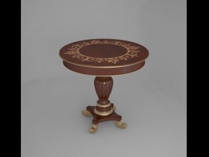 round coffee table 3D मॉडल