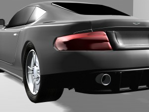 aston martin db9 coupe 3D Модель