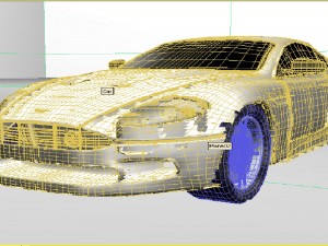 aston martin db9 coupe 3D Модель