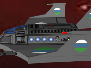 space ship 3D Model