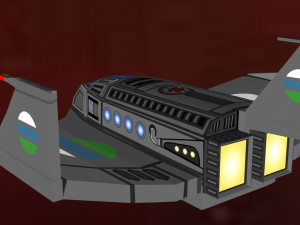 space ship 3D Model