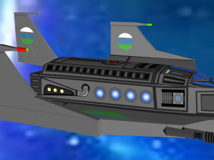 space ship 3D Model