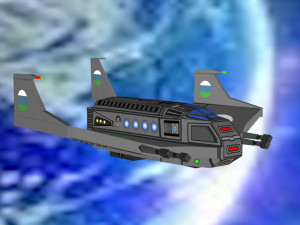 space ship 3D मॉडल