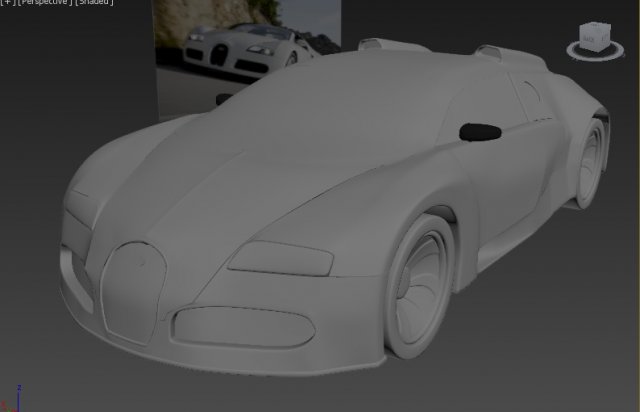 bugatti Modello 3D .c4d .max .obj .3ds .fbx .stl .blend 