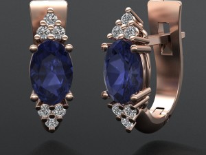 earrings 3D Print Model