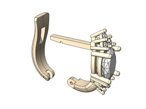 earrings 3Dプリントモデル
