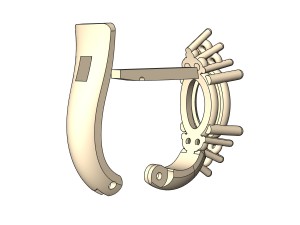 earrings 3Dプリントモデル