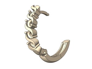 set diamond ring and earrings Modelo de Impressão 3D