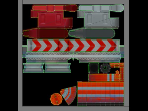 road objects pack - low poly 3D Model