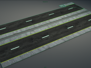 gas station pack - low poly Modelo 3D