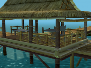 bungalow - low poly 3D Model