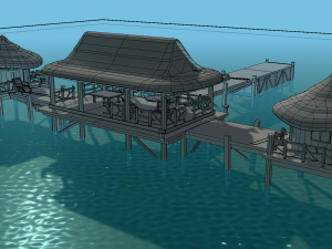 bungalow - low poly 3D Model