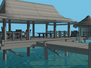 bungalow - low poly 3D Model